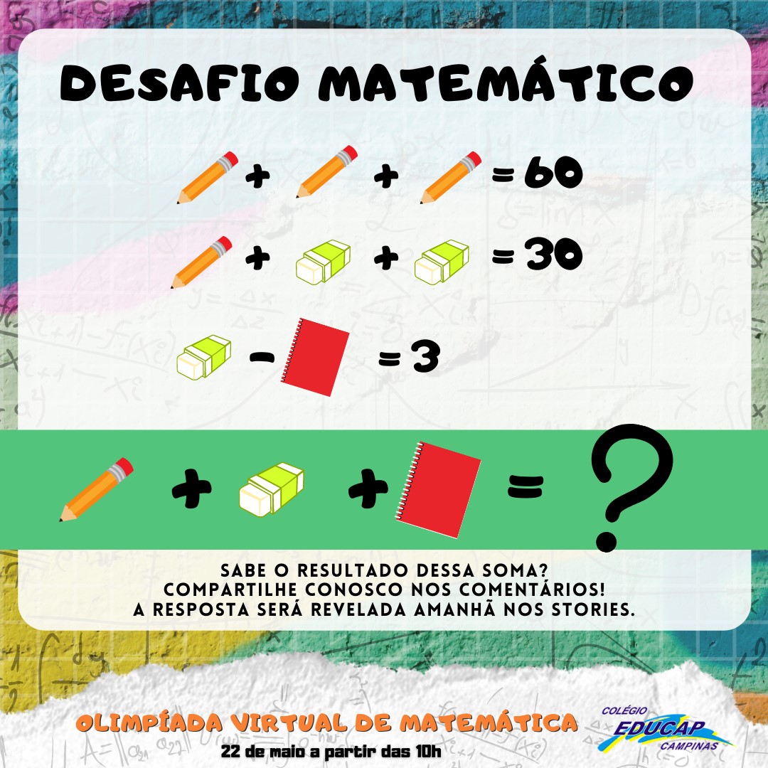 DESAFIOS MATEMÁTICOS 